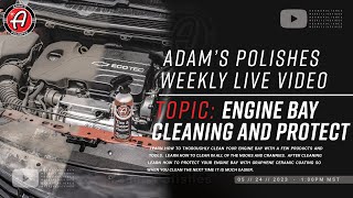 How To Clean A Filthy Engine Bay And Use Graphene Ceramic Coating To Protect | Adam's Weekly LIVE