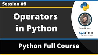 Operators in Python (Python Tutorial - Part 8)