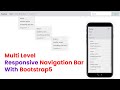 Create Responsive Multilevel Dropdown menu in bootstrap 5 | Nested Dropdown |  Bootstrap 5