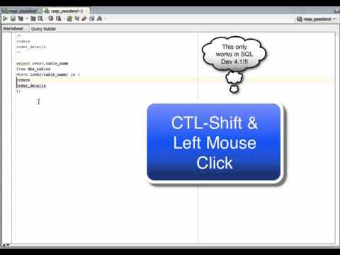 Quickly Tuning SQL with SQL Developer Quickly Tuning SQL with SQL Developer