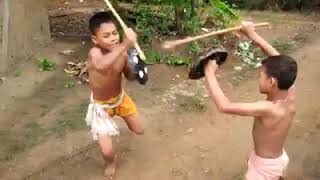 Manipur Thang-Ta : Two Talent Boy Practicing Sword Fighting | Being Manipuri