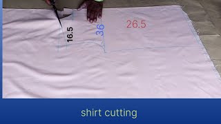 shirt cutting.