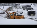 2022 02 06 大雪警報の除雪車の昼の部です。私は疲れてギブアップでした！