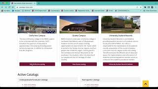 college catalog course descriptions