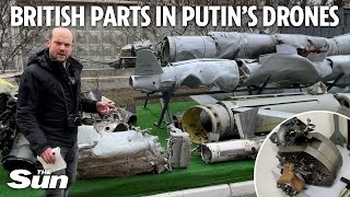 British and Irish parts found in deadly Iranian drones that Putin is using to blitz Ukraine