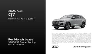 Audi Q7 01/01/2025 4743886