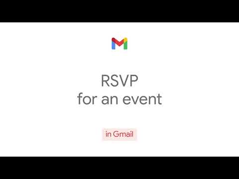 How do I make an RSVP link in Gmail?