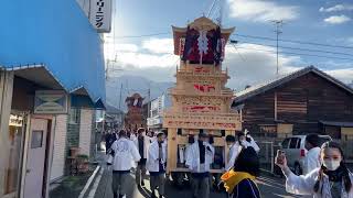 令和3年 西条祭り 北之町上組 新調御披露目