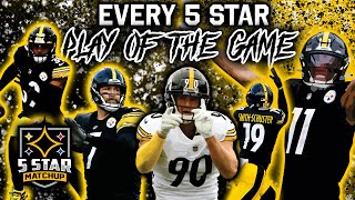 Steelers Top 12: Every 5 Star Play of the Game from 2020... So Far!