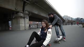 longboard Free Lesson day 서강대교 롱보드 프리 레슨 데이.