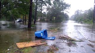 Hurricane Florence flooded 58th street. Wilmington NC