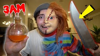 ORDERING CHUCKY POTION FROM THE DARK WEB AT 3AM!! *TRANSFORMED INTO GIANT*