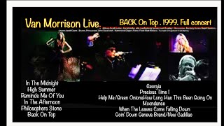 Van Morrison - Back on Top - Live in concert at San Sebastián, Spain