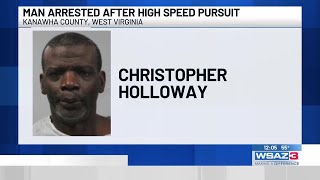 Man arrested after high speed pursuit