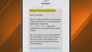 Experts warn of Amazon recall text scam targeting shoppers | 2WTK