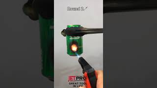 Explosive Showdown! ®JETPRO FlexGrip vs. #BS200 Lighter - Burning Cans Comparison Video!