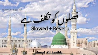 Faslon ko Takalluf hai Hamse Agar ✨| Slowed + Reverb with Lyrics | Ahmed Ali Aesthic
