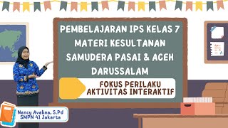 Observasi Pembelajaran IPS Kelas 7 Dengan Indikator Fokus Perilaku Aktivitas Interaktif