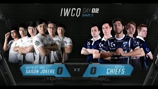 SAJ vs CHF Highlights - SAIGON JOKERS vs CHIEFS ESPORTS CLUB – IWCQ BRAZIL 2016 – Day 2