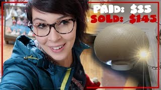 I went shopping and made $100. | Antiques Buying & Reselling | Crazy Lamp Lady