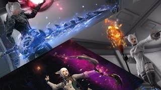 [FFXIV] All 5.3 Glowing Primal Weapons (Suzaku, Seiryu,  \u0026 Tsukuyomi) - Glamour Collection