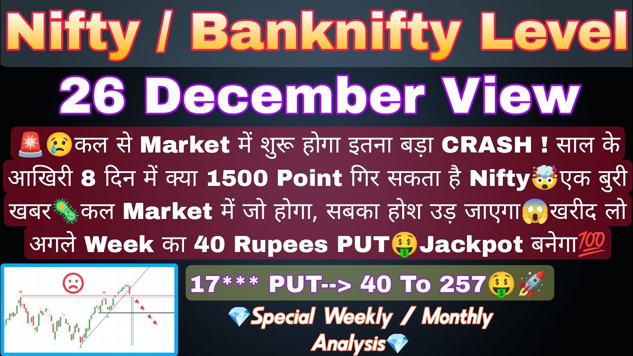 Nifty Prediction For Tomorrow | Bank Nifty Tomorrow Prediction| Nifty ...