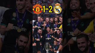 Real Madrid vs Manchester united | UEFA Super Cup 2017