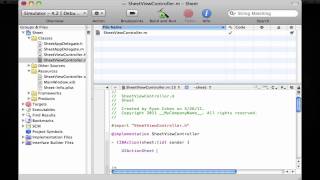 Xcode Tutorial - Display A UIActionSheet