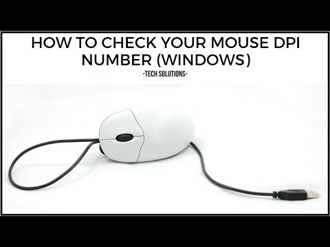 Tech Solutions | How To Check Your Mouse DPI Number (Windows) Tech Solutions | How To Check Your Mouse DPI Number (Windows)