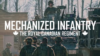 Training with Mechanized Infantry in the Canadian Army - 2023