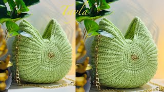 Practical crochet bag in a new pattern-crochet for gifts-Bolsa De Crochê Fácil Passo A Passo