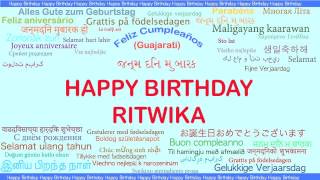 Ritwika   Languages Idiomas - Happy Birthday