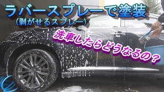 【簡単に剥がせるスプレー】意外と長持ち？！！【グラファイト・経過観察洗車編】#38