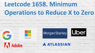 Leetcode 1658. Minimum Operations to Reduce X to Zero