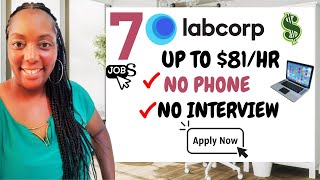 LabCorp is Hiring Now! Part & Full Time WFH Jobs| No Interview Needed