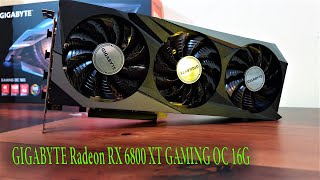 UNBOXING GIGABYTE Radeon RX 6800 XT GAMING OC 16G