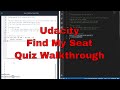 Udacity - Find My Seat Quiz Walkthrough - JavaScript