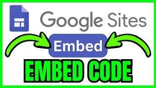How To EMBED Code In Google Sites (QUICK & EASY) 2026