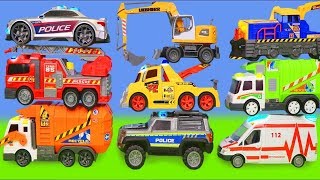 Excavadora Tractor Buldocer Carros juguetes Cargadora Camiones coche - Toy Vehicles for kids