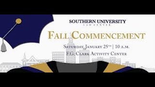 Southern University Law Center Fall 2024 Commencement Ceremony