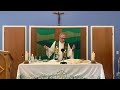 sept. 7th 2021 mass with father john at saint gabriel’s church in saint hubert qc. canada