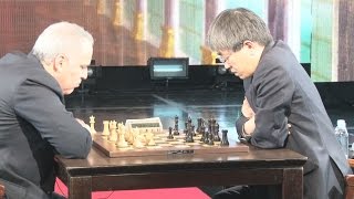 羽生４冠が元世界王者に敗北 チェス、カスパロフ氏に Japan's shogi champ beat by ex-chess king