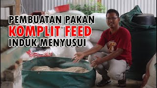 Pakan Komplit untuk induk menyusui di kandank oewang