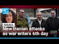 New Iranian attacks target Israel as war enters sixth day • FRANCE 24 English