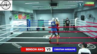 Serious Knockout in First Round Boxing Fight - Christian Anseaume (Elite Coach Sports Academy)