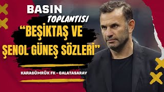 Buruk ve Muslera arasında hakem diyaloğu | Okan Buruk Basın Toplantısı | Karagümrük FK - Galatasaray