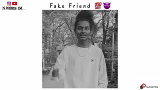 Fake Friends whatsapp status | dosti sad status | fake friends status sad friendship whatsapp status