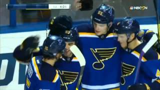 Scott Gomez Tips In His First With St. Louis (10/27/15)