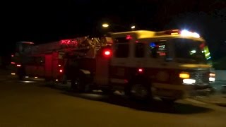 PFD Ladder 16, Engine 25 & Pipeline 28 Responding