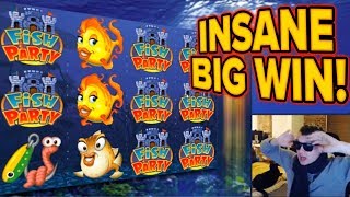 INSANE HUGE MEGA BIG WIN ON FISH PARTY!!